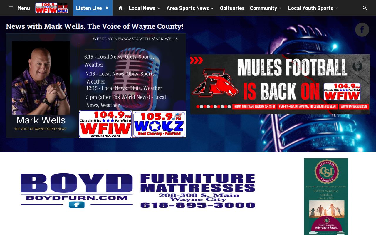 WFIW Radio Hamilton County recent arrest news source