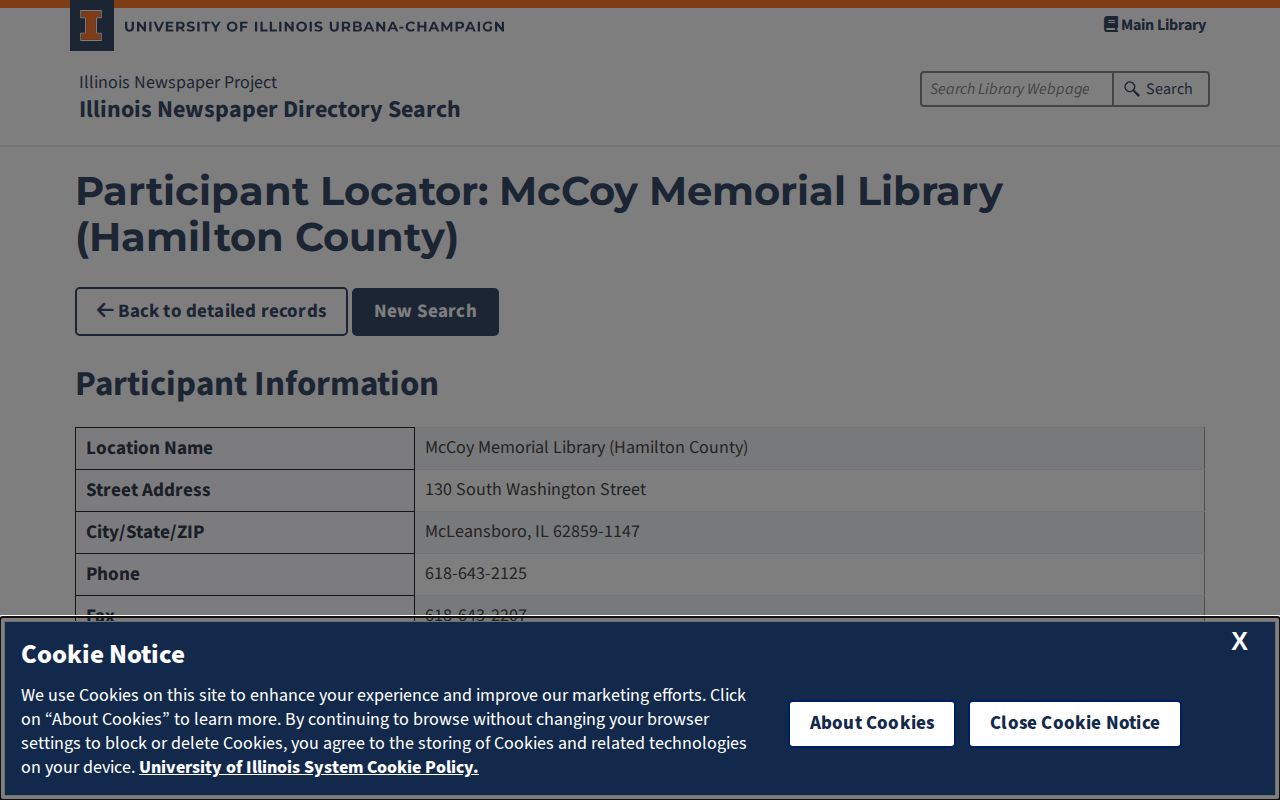 McLeansboro Times-Leader archive source for older Hamilton County arrest reporting
